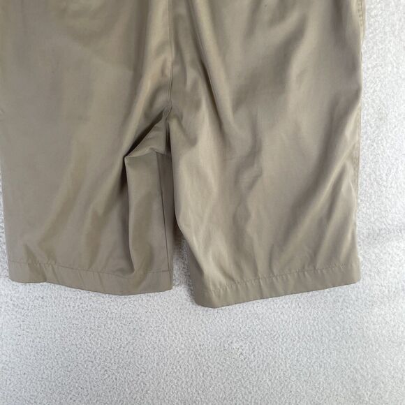 Nike Golf Shorts Mens Sz 34 Dri-Fit Khaki Beige Bone Tech Chino Stretch - Picture 13 of 16